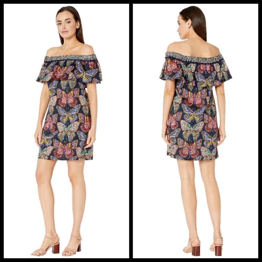 💕TRINA TURK💕 Welton Dress ~ Butterfly Print - Picture 5 of 14